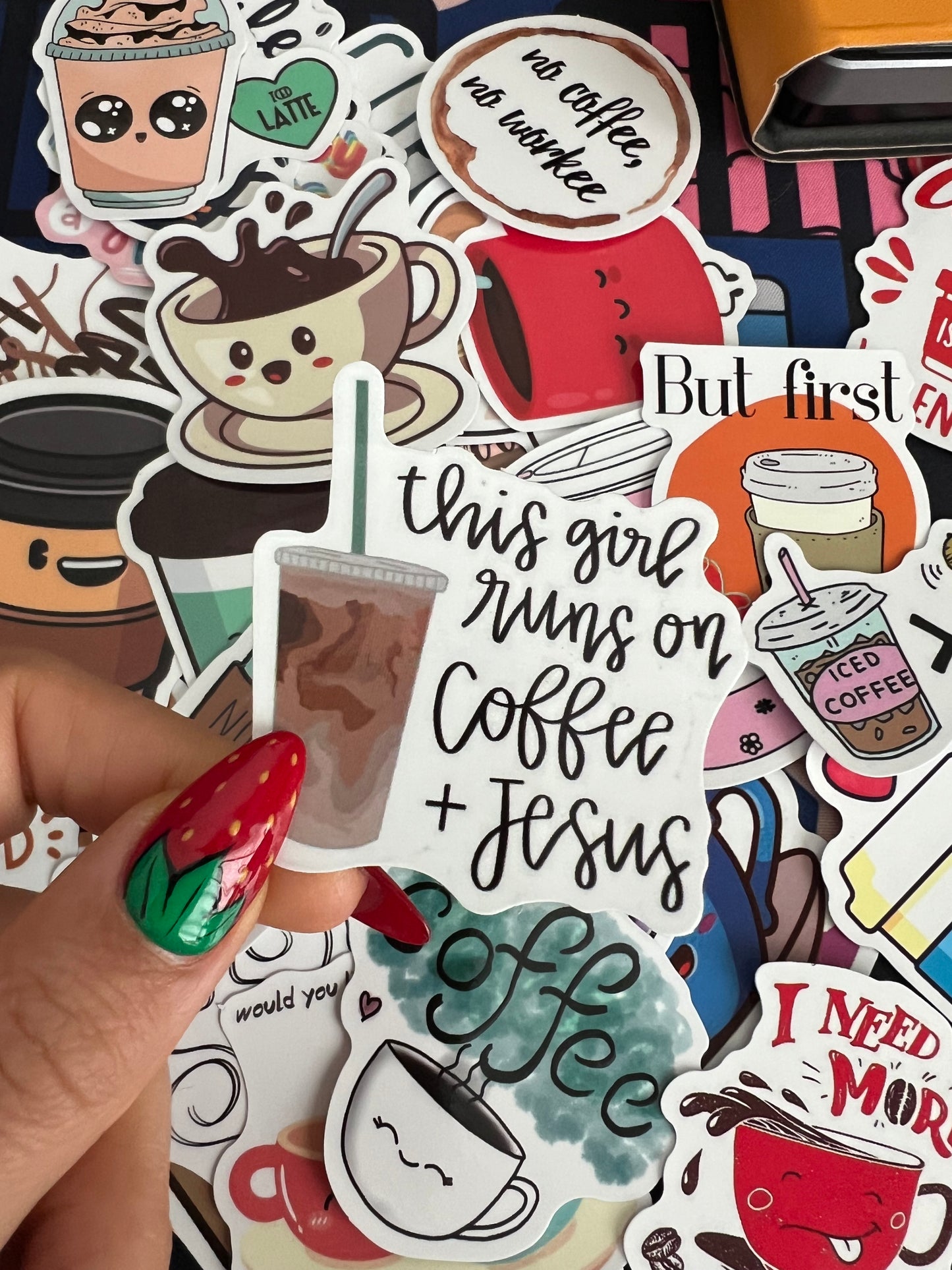 Coffee Lover Cute and Funny Stickers Mystery Pack