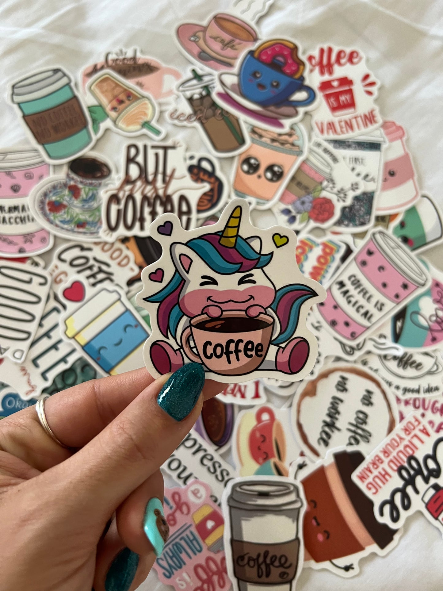 Coffee Lover Cute and Funny Stickers Mystery Pack