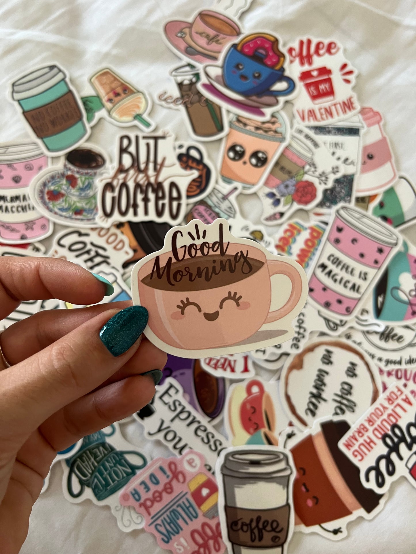 Coffee Lover Cute and Funny Stickers Mystery Pack