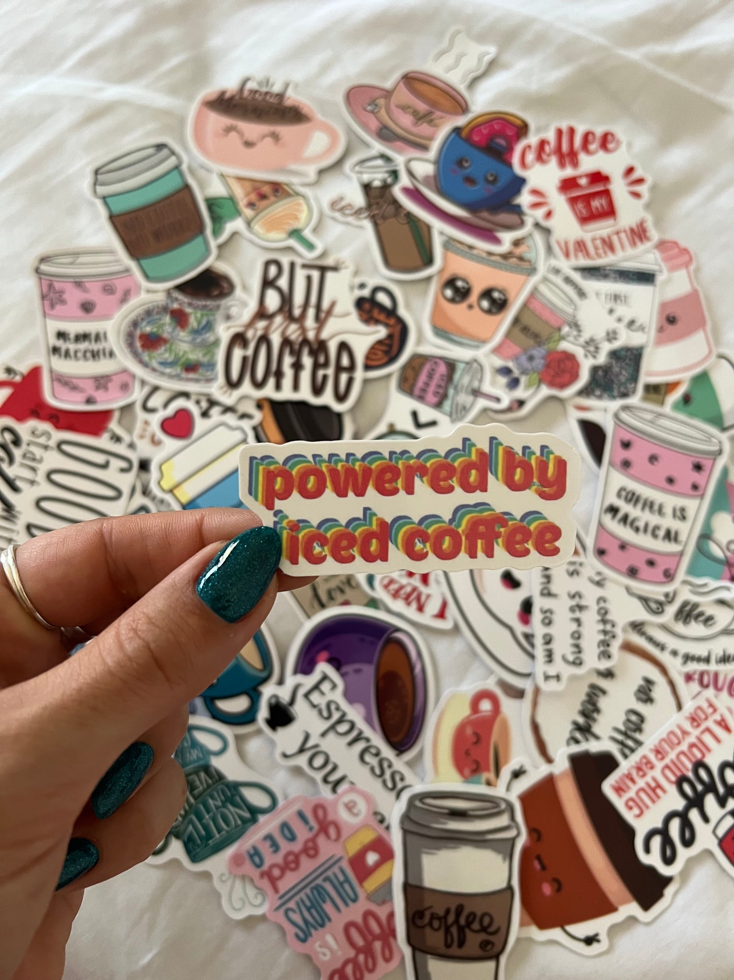 Coffee Lover Cute and Funny Stickers Mystery Pack