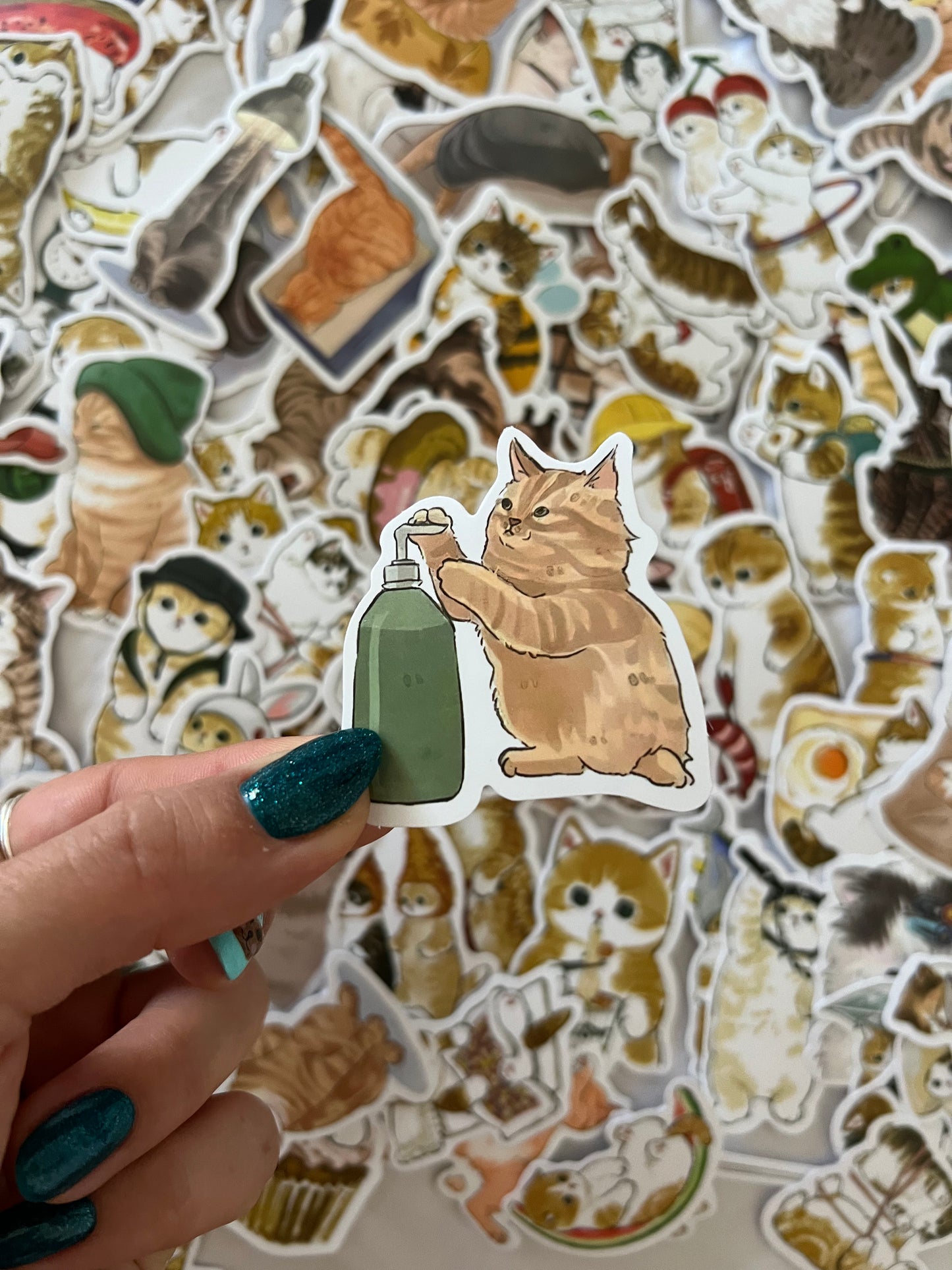 Cat Lover Cute and Funny Stickers Mystery Pack