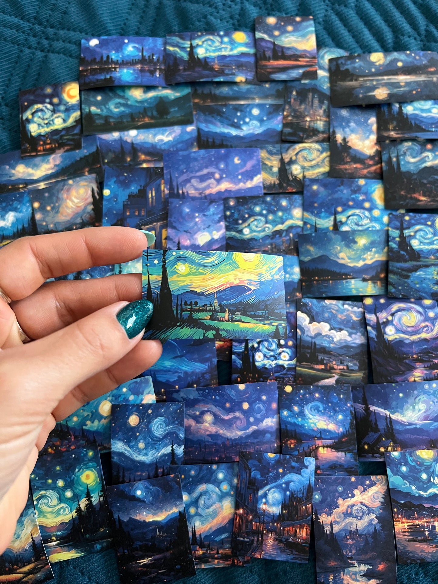 Van Gogh like Stickers Mystery Pack