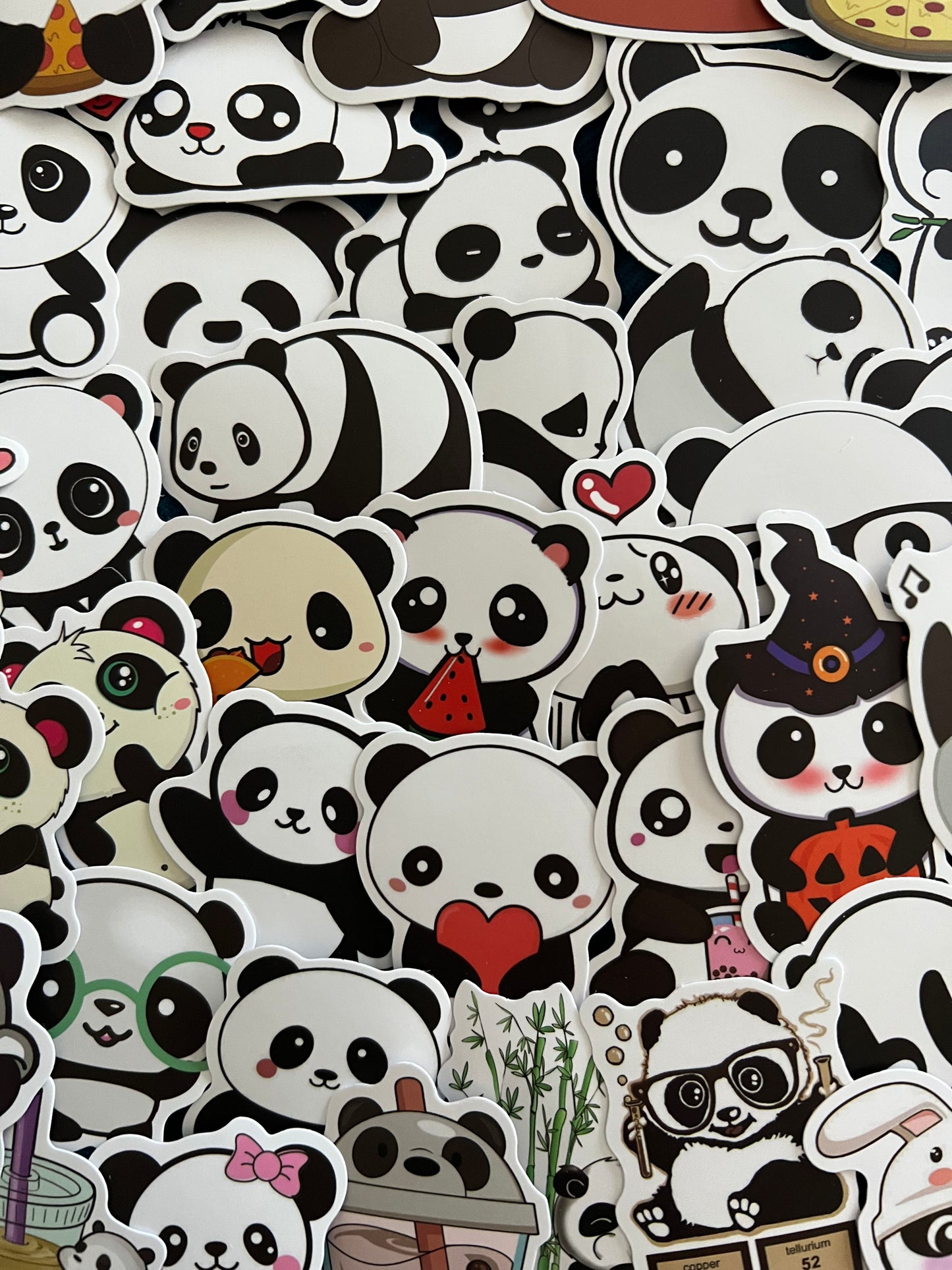 Panda Lover Cute and Funny Stickers Mystery Pack