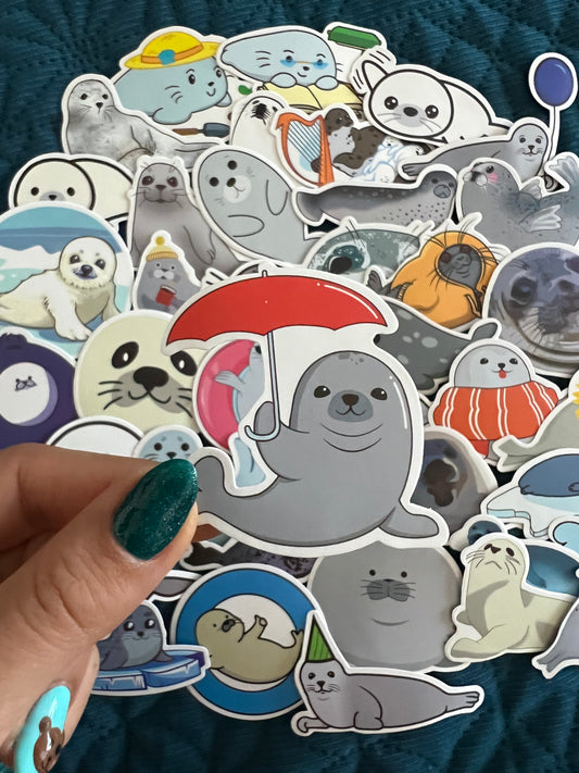 Seal Lover | Cute and Funny Stickers Mystery Pack