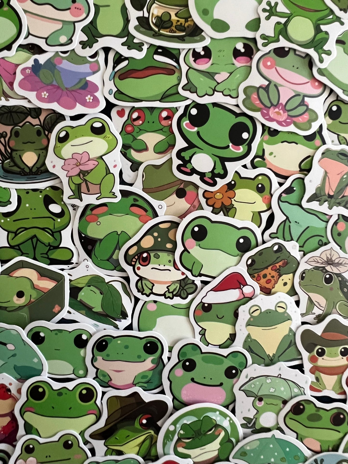 Frog Lover Cute and Funny Mini Stickers Mystery Pack