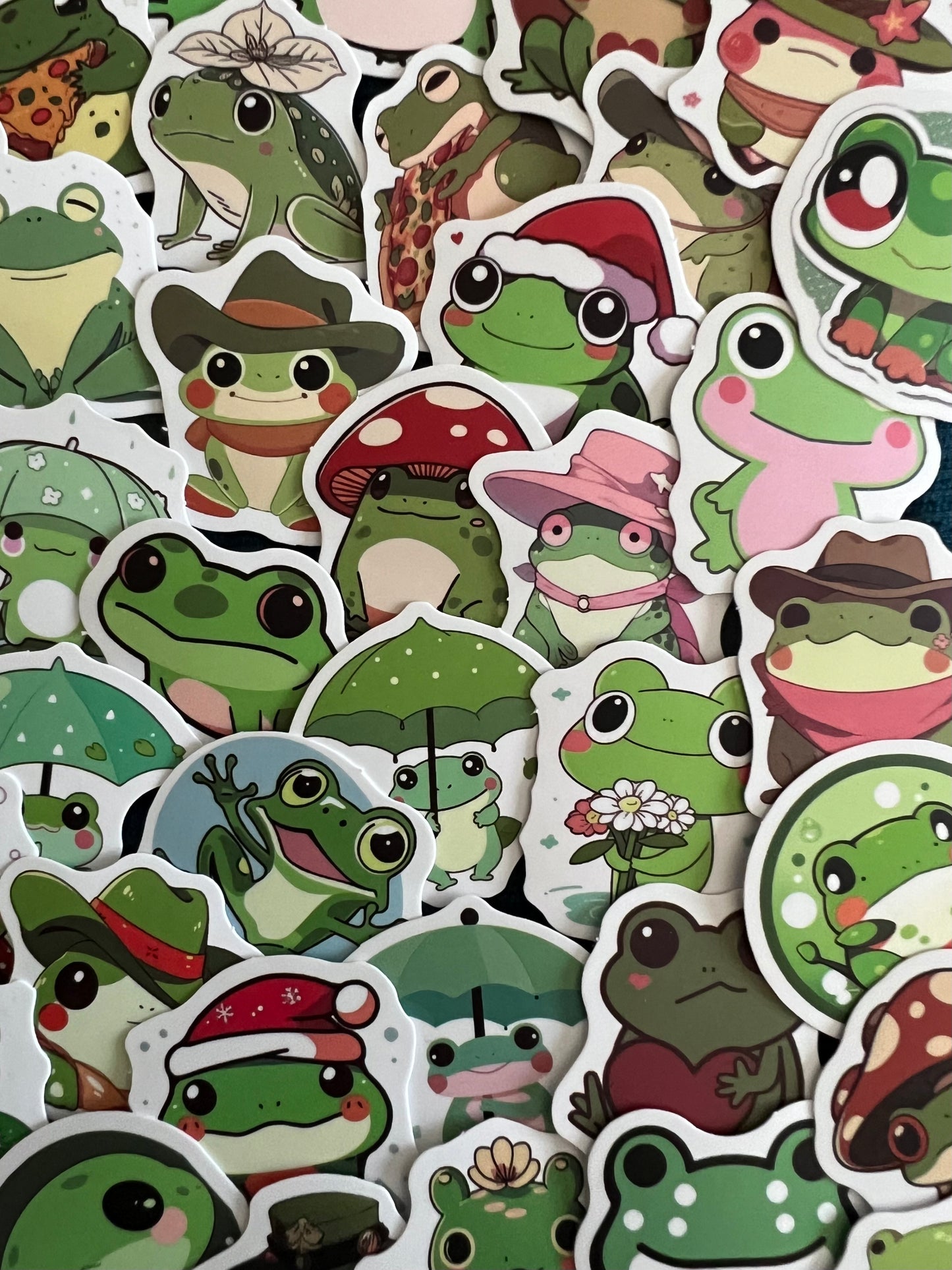 Frog Lover Cute and Funny Mini Stickers Mystery Pack