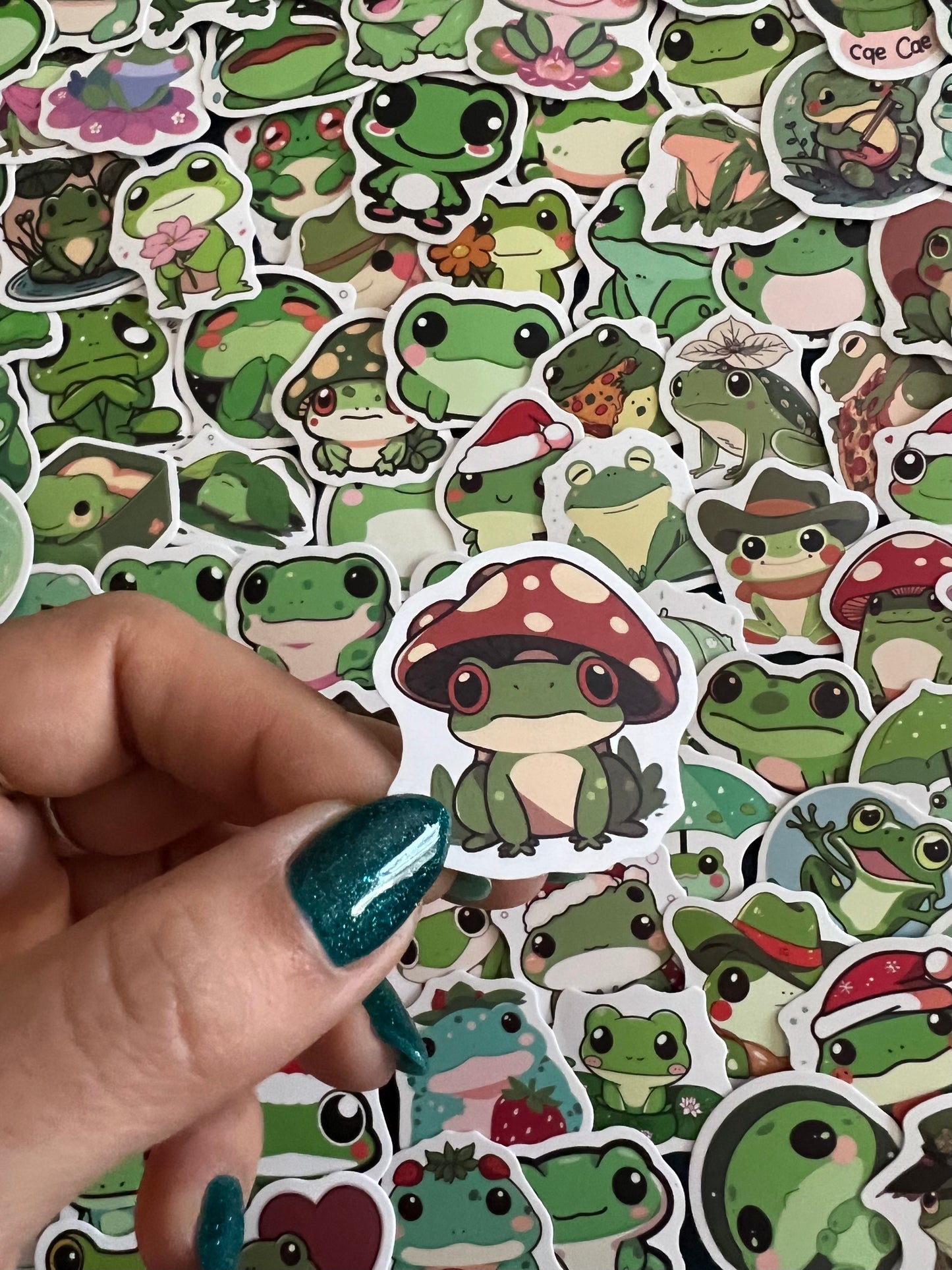 Frog Lover Cute and Funny Mini Stickers Mystery Pack