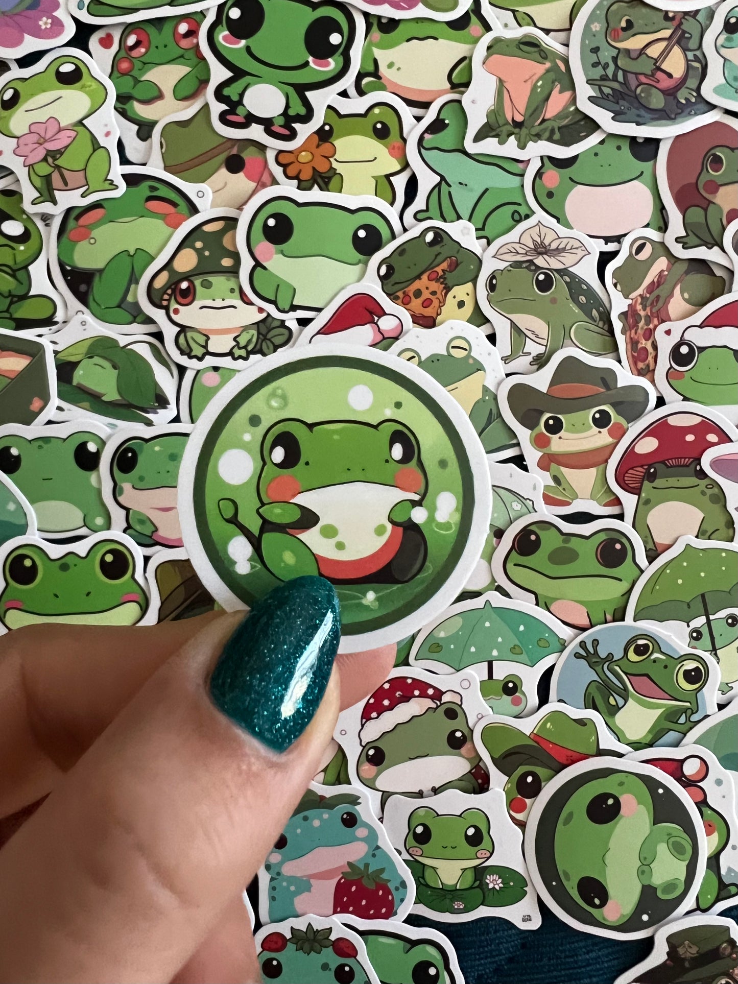 Frog Lover Cute and Funny Mini Stickers Mystery Pack