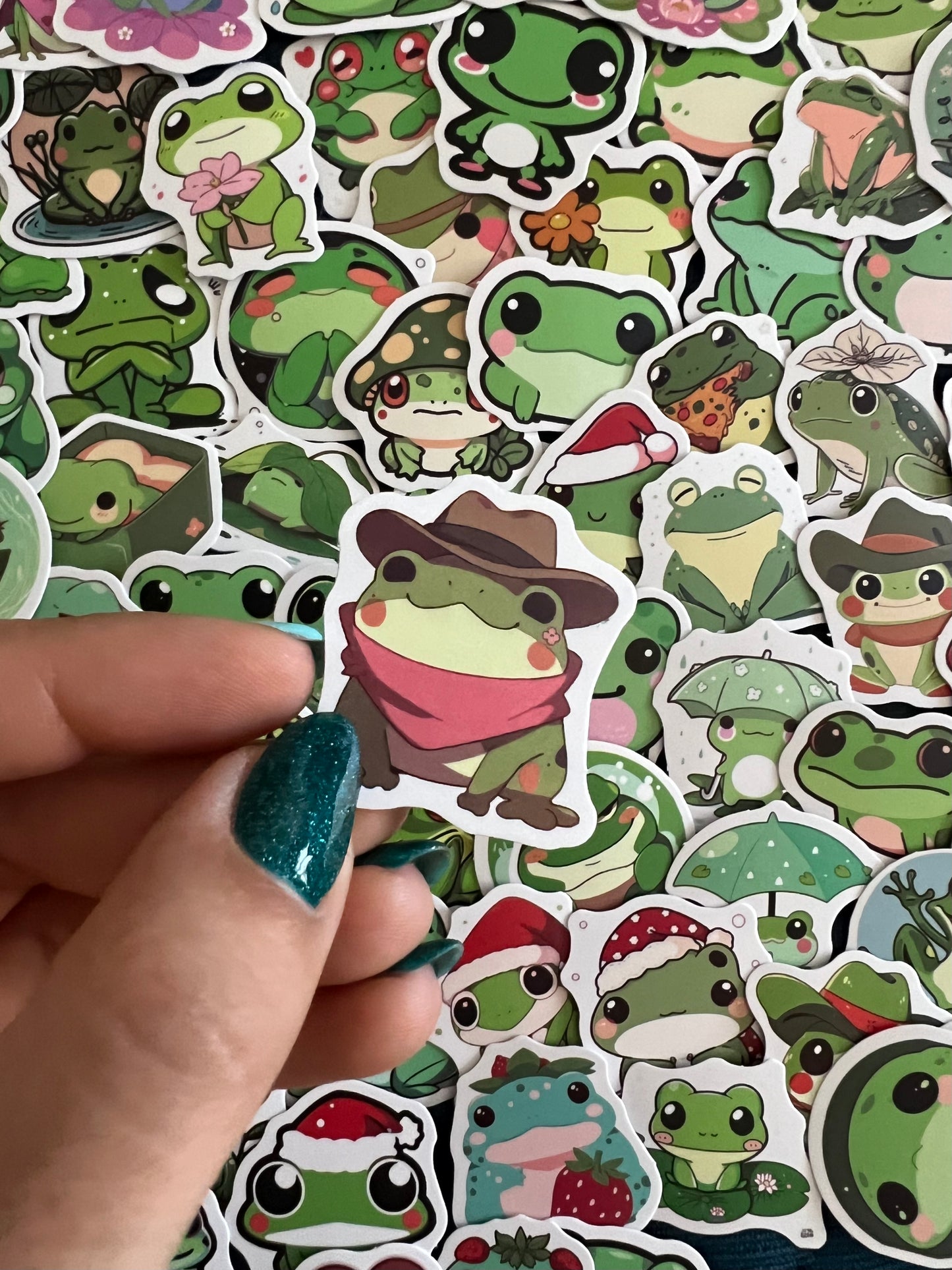 Frog Lover Cute and Funny Mini Stickers Mystery Pack