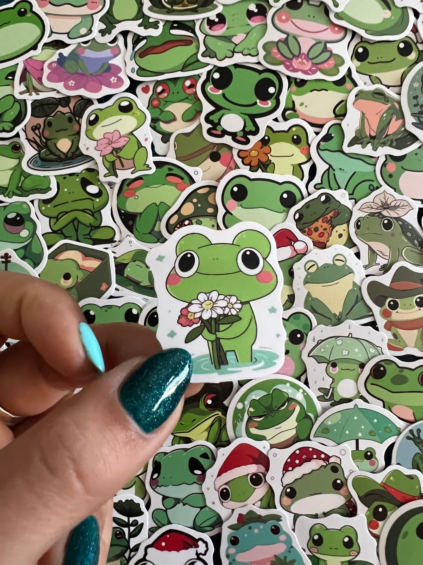 Frog Lover Cute and Funny Mini Stickers Mystery Pack