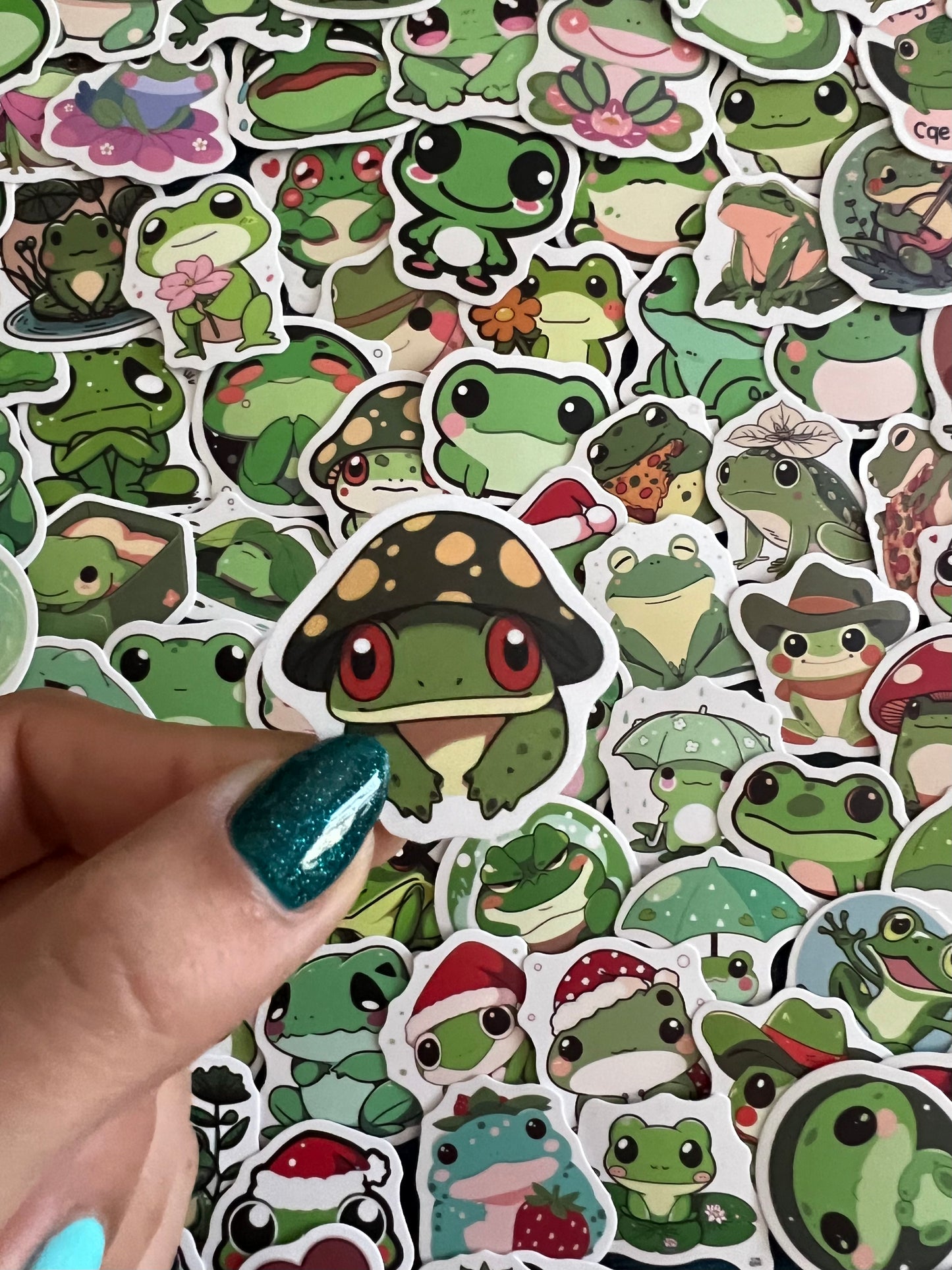 Frog Lover Cute and Funny Mini Stickers Mystery Pack