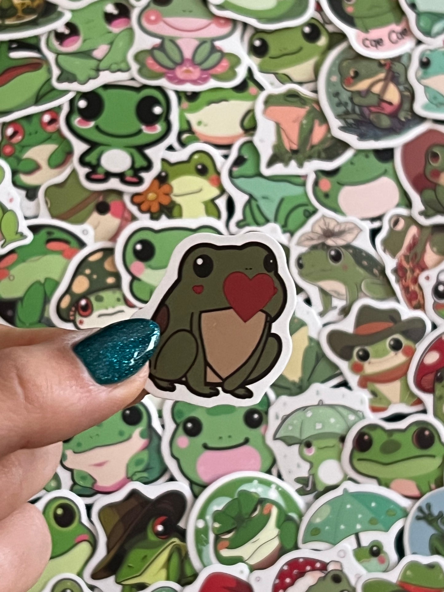 Frog Lover Cute and Funny Mini Stickers Mystery Pack